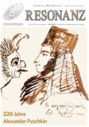 RESONANZ | InterKultur Wissensmagazin - Metropolregion Nürnberg